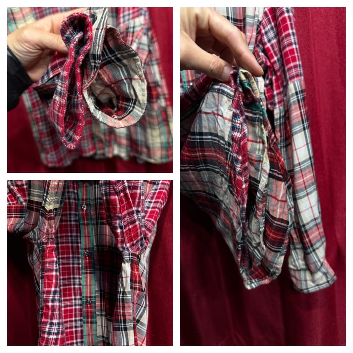 디젤 패치워크 셔츠남방 XL 상품이미지8