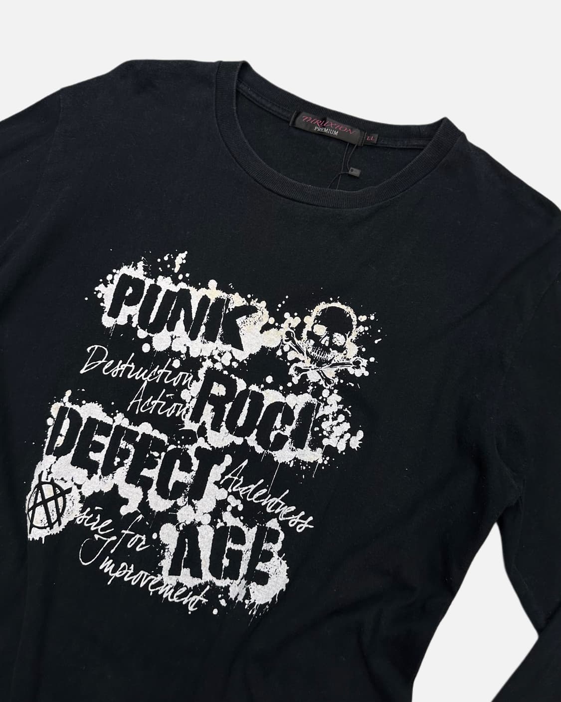 THRUXTON punk skull grunge t-shirt 상품이미지2