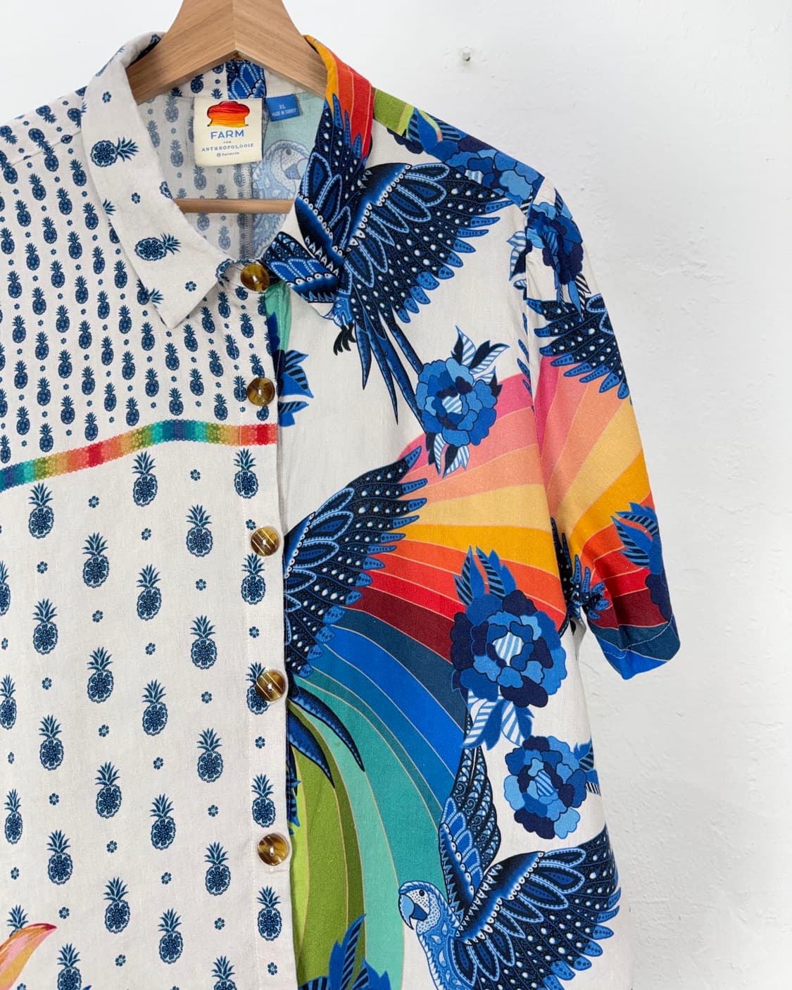 팜 리오 하와이 서프 버튼 다운 카라 쇼트 셔츠 상품이미지3