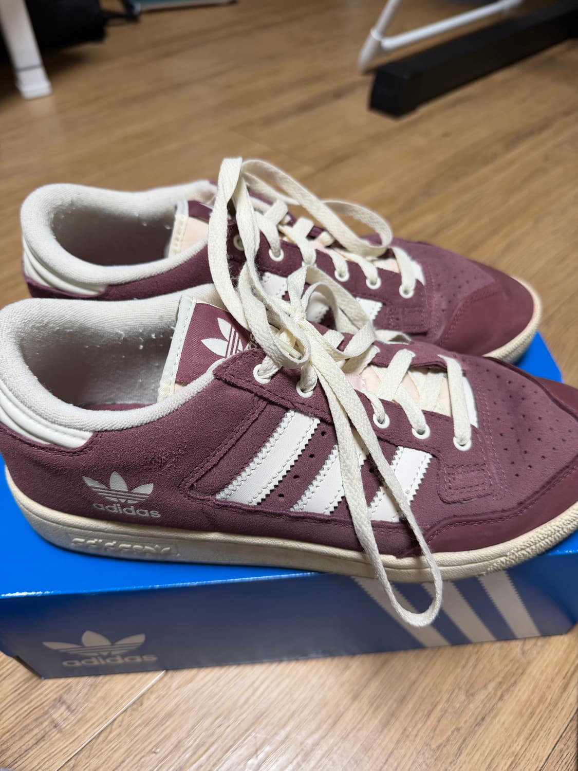 아디다스 센테니얼 85 다크핑크:화이트 270 상품이미지3