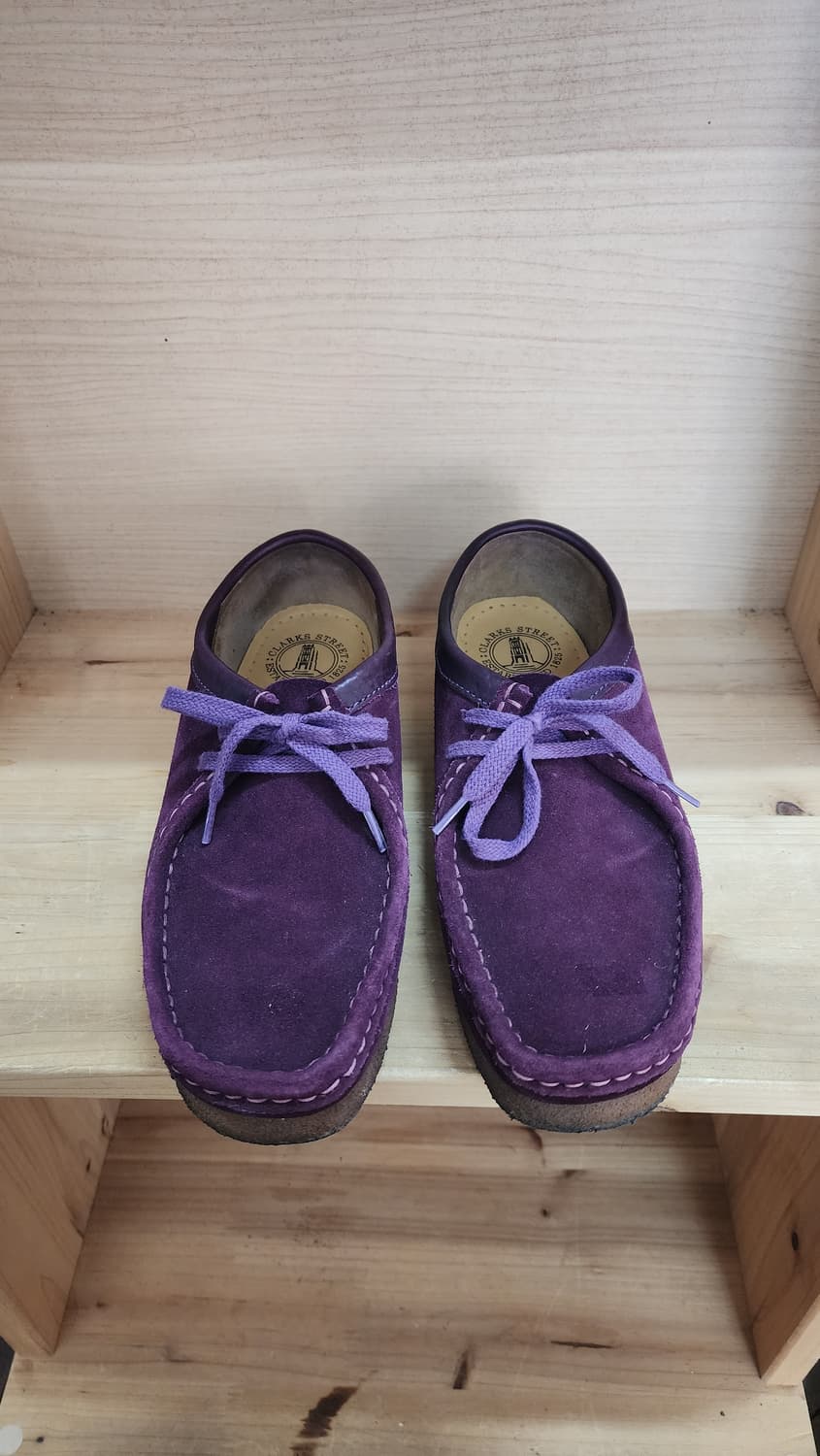 클락스 왈라비 퍼플 스웨이드 UK5.5 상품이미지2