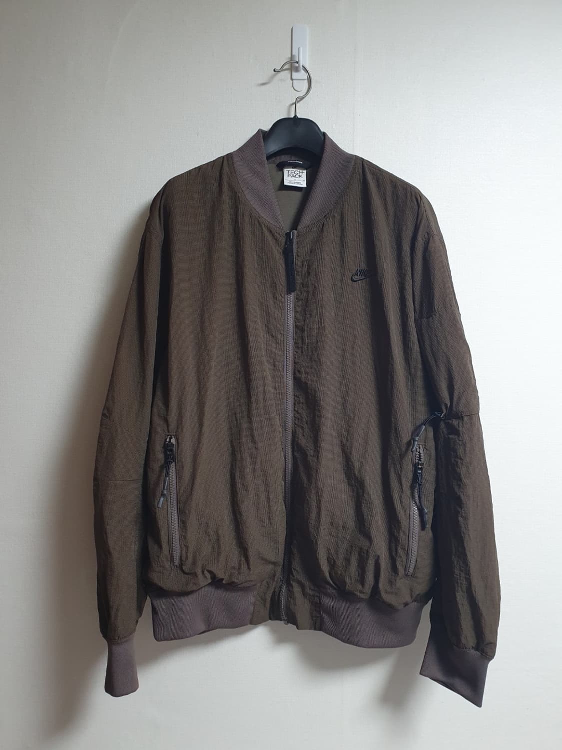 나이키 테크팩 우븐 봄버 자켓 브라운 L 상품이미지1