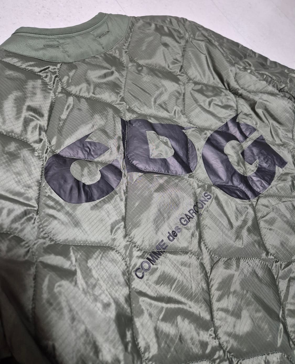 cdg x 알파인더스트리 깔깔이 퀼팅자켓 L 상품이미지3