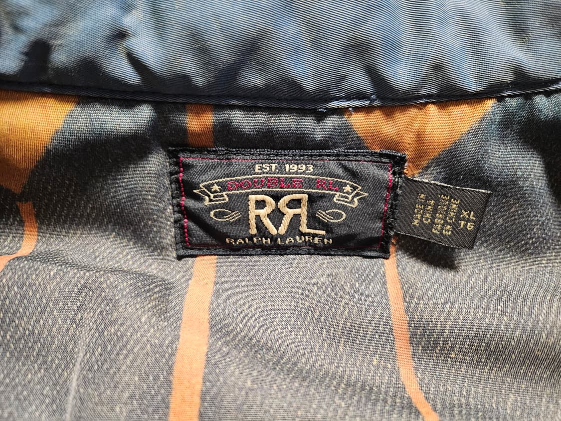 RRL 웨스턴 오버셔츠 페이디드 블루 XL 상품이미지6