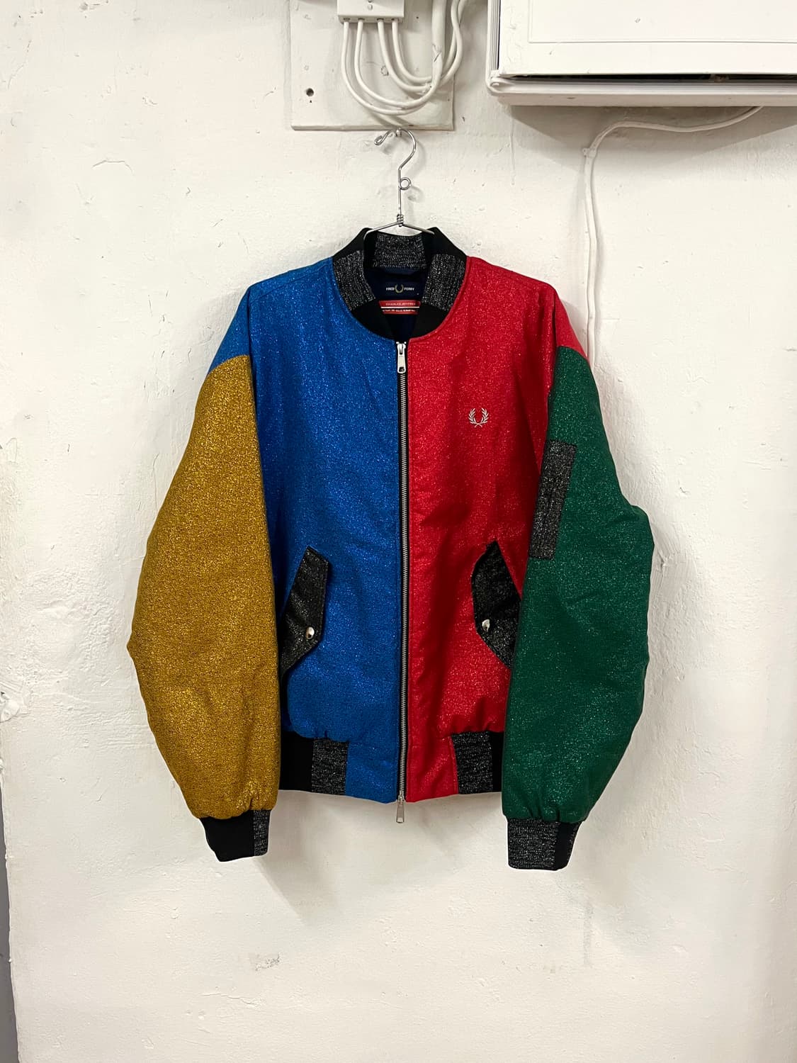찰스 제프리 러버보이 프레드 페리 멀티컬러 봄버 자켓 상품이미지1