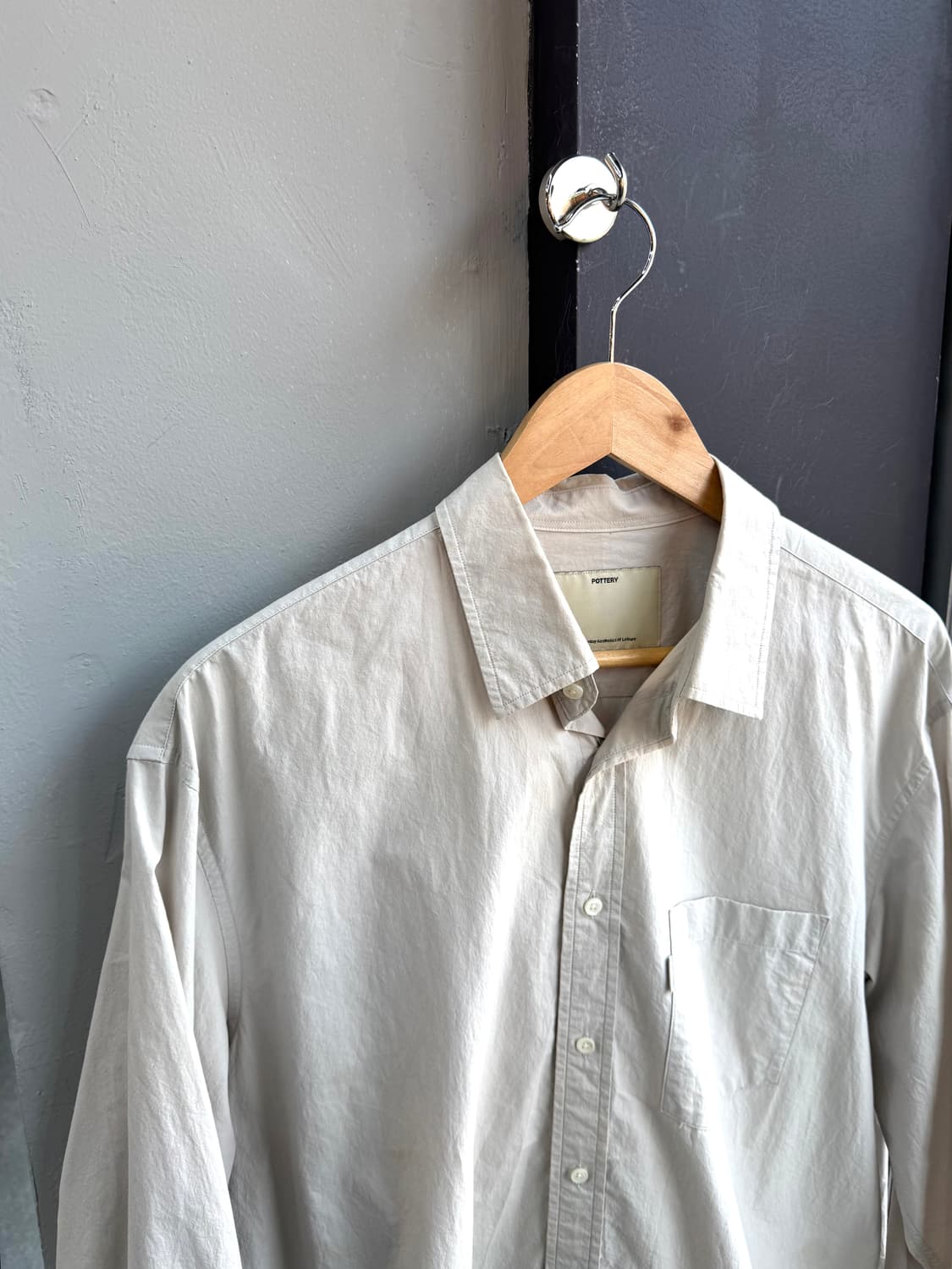 1/ 포터리 코튼 타입라이터 컴포트 셔츠 상품이미지5