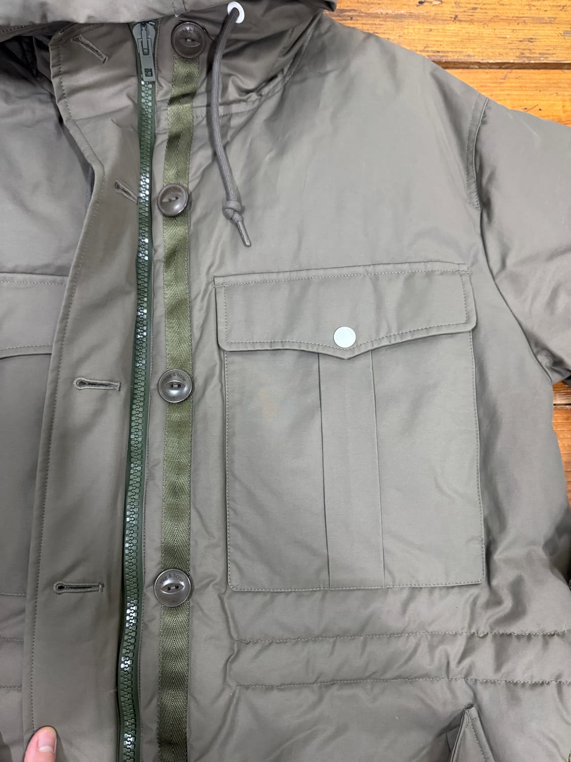 랙앤본 야상 덕다운패딩 사이즈S 깨끗해요. 상품이미지3