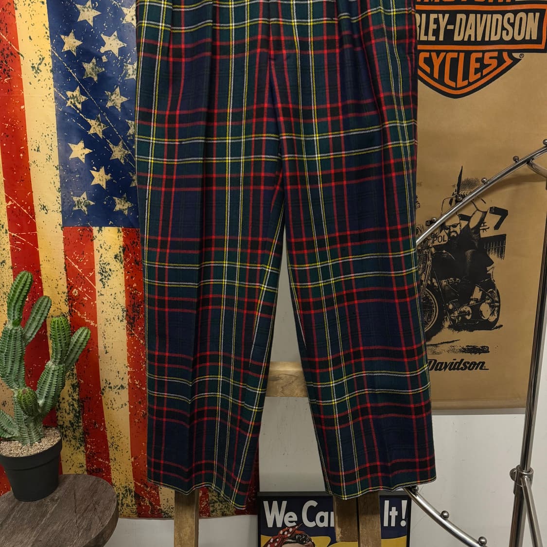 90s 폴로 랄프로렌 프레피 체크 트라우저 슬랙스 팬츠 N308 상품이미지4