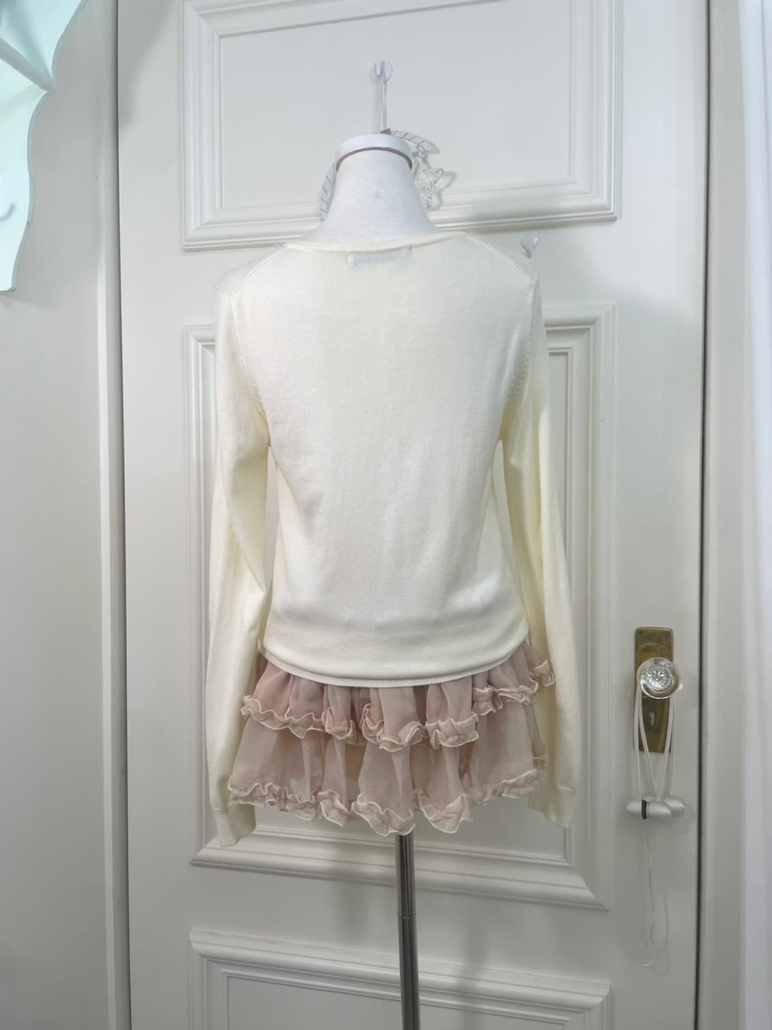 butter yellow pearl button spring cardig 상품이미지3