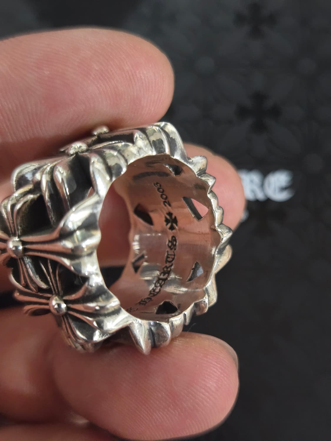 크롬하츠 세메터리 스퀘어링 정품 상품이미지5