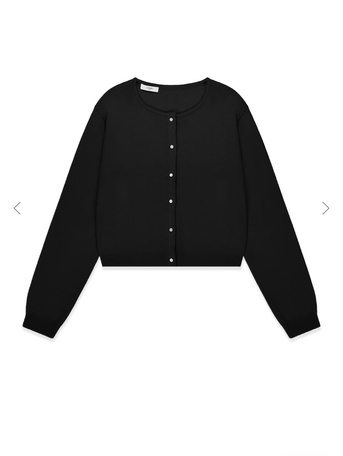 글로니(glowny) 클래식 루즈핏 가디건 loose fit 블랙 상품이미지1