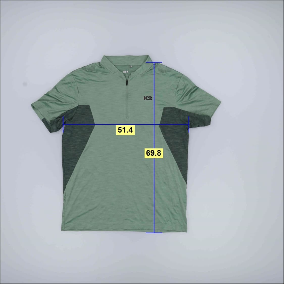 105 K2 반집업 반팔티셔츠 0331H1 상품이미지5