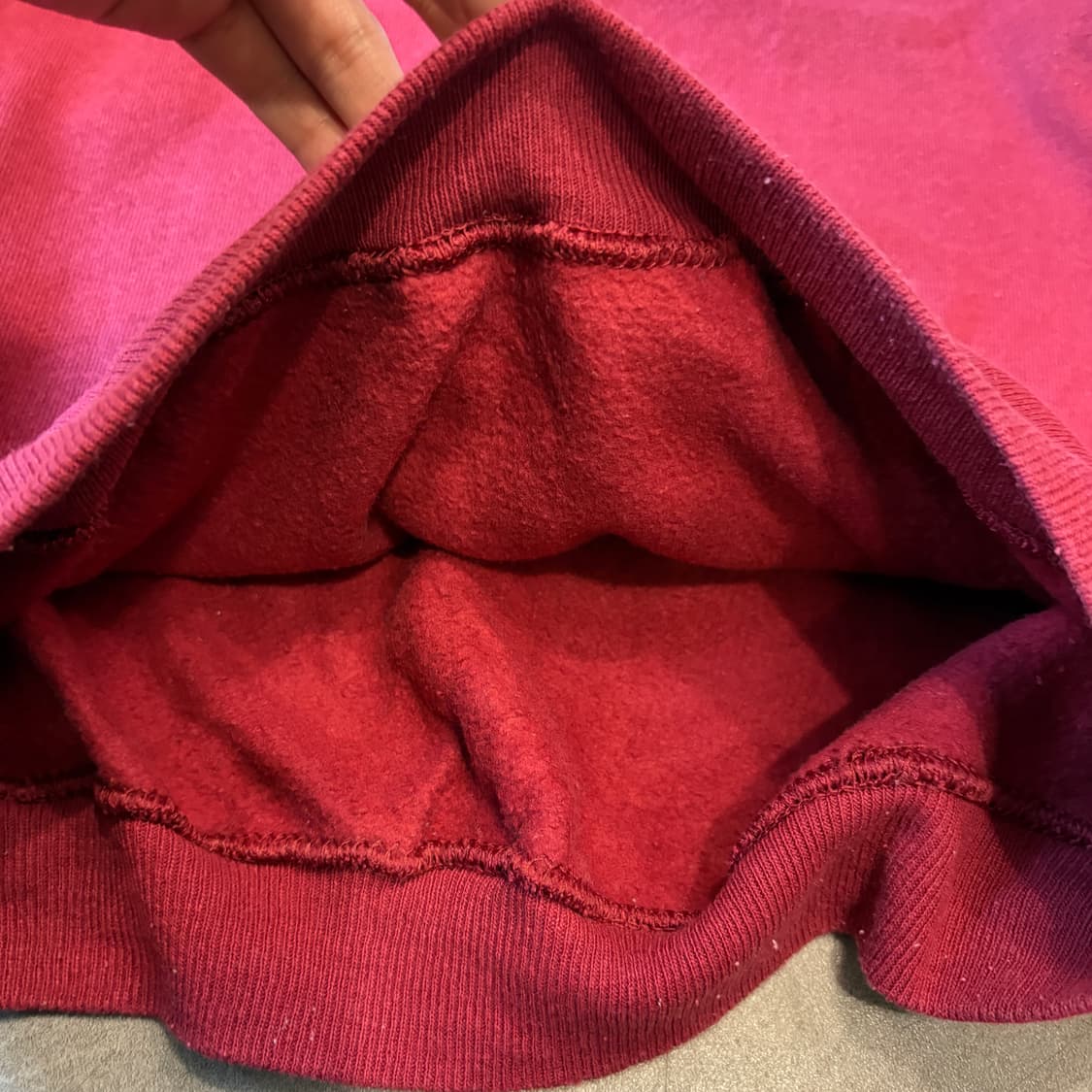 90년대 미국 생산 빈티지 헤인즈 투톤 스웻셔츠  상품이미지7