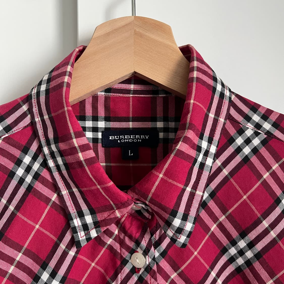 BURBERRY RED Check shirt 상품이미지6