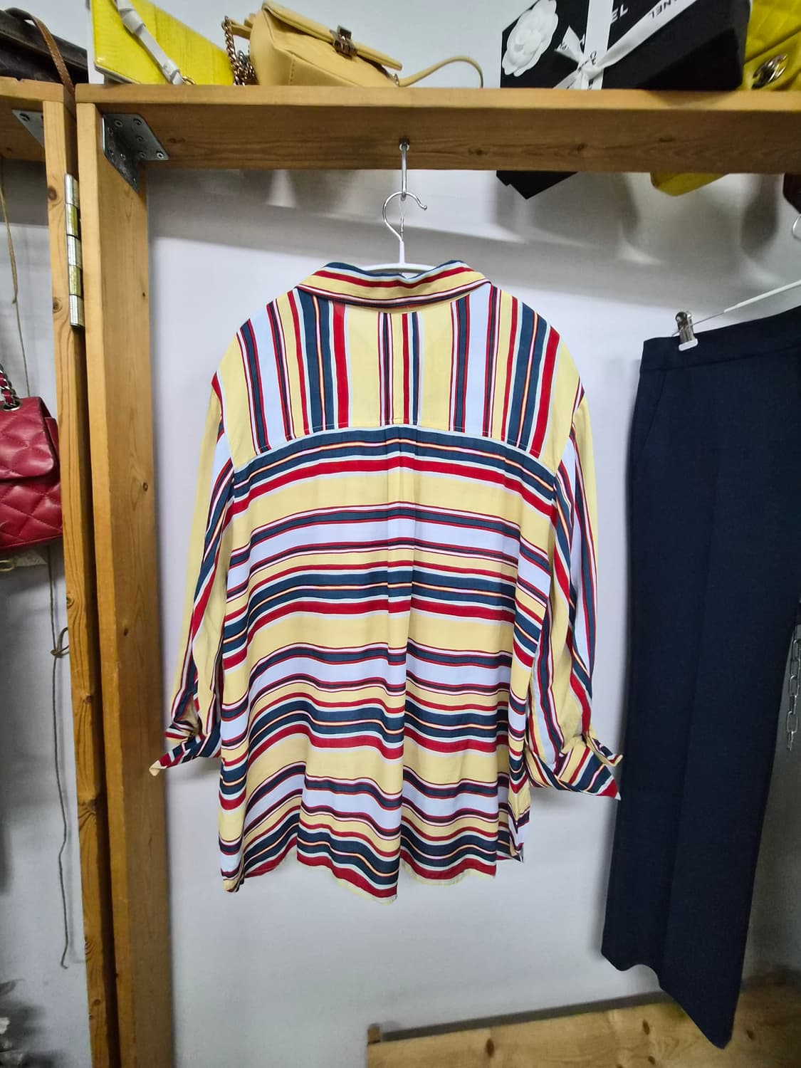 베네통 컬러셔츠. 잇미샤 스판팬츠 상품이미지5