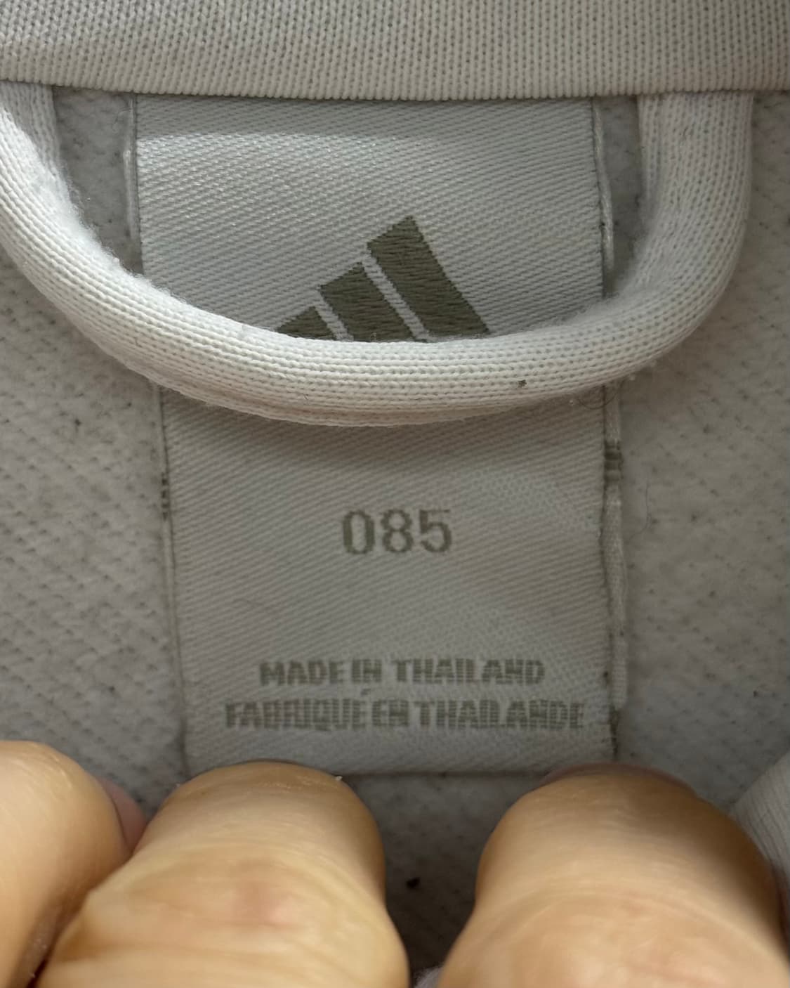 아디다스 화이트 흰색 져지 저지 트랙탑 집업 올드스쿨 85 xs 트레이닝 상품이미지5