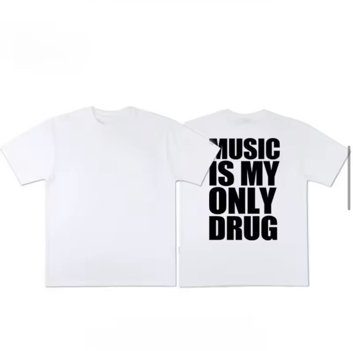 뮤직 이즈 마이 온리 드럭 반팔  상품이미지3