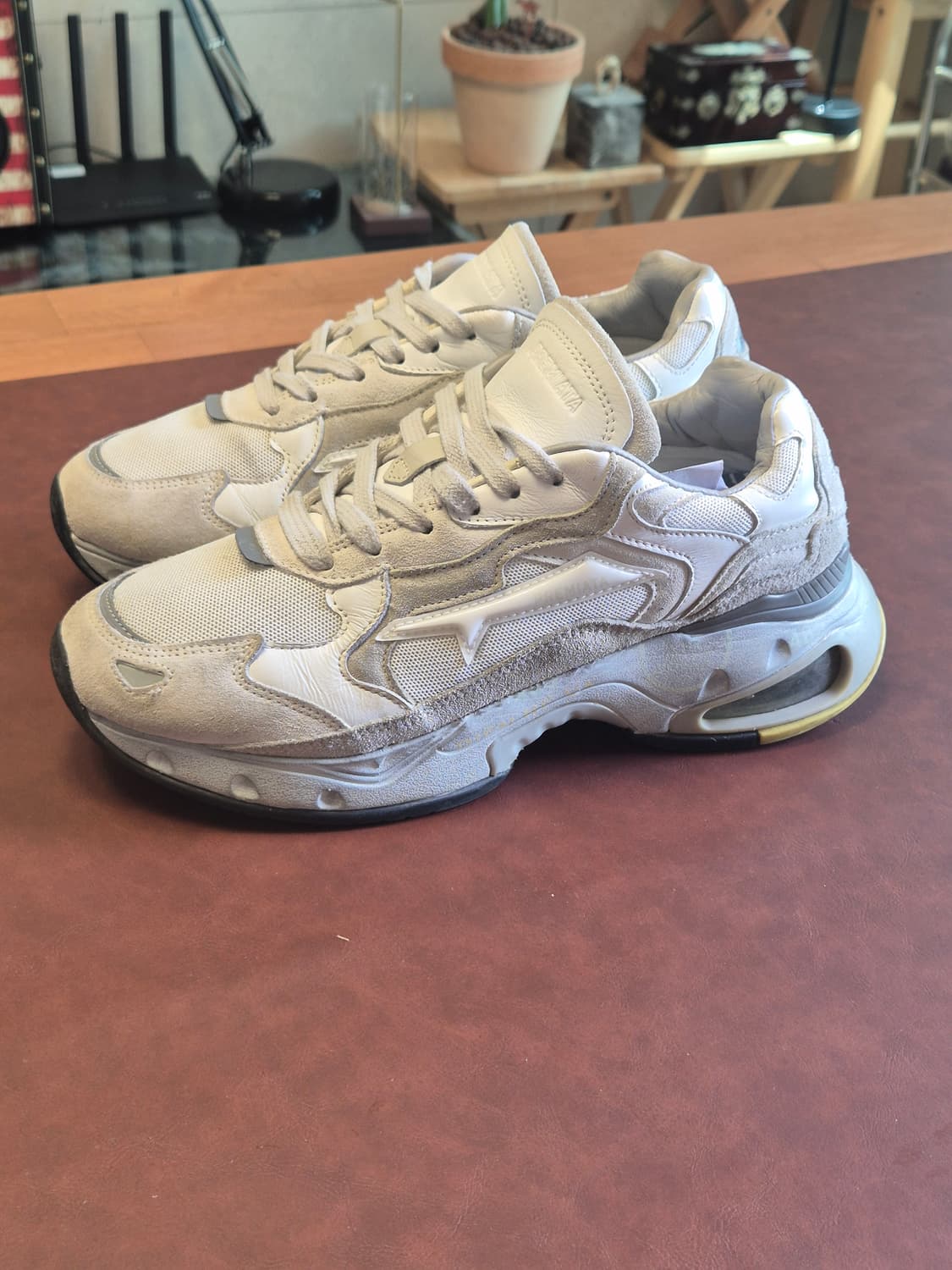 실착용3회 프리미아타 240-245(38) 샤키화이트 유니섹스 상품이미지3