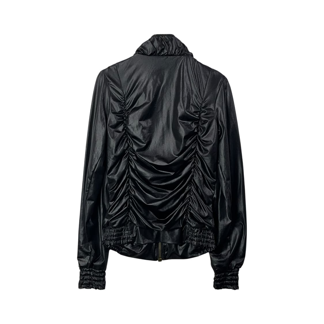 [ROCAWEAR] 로카웨어 셔링 디테일 글로시 블루종 상품이미지2