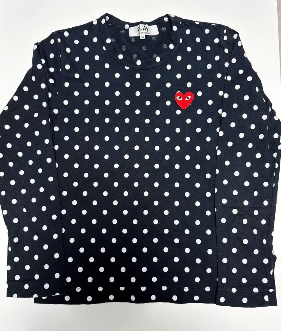 꼼데가르송 도트 티셔츠 m 상품이미지1