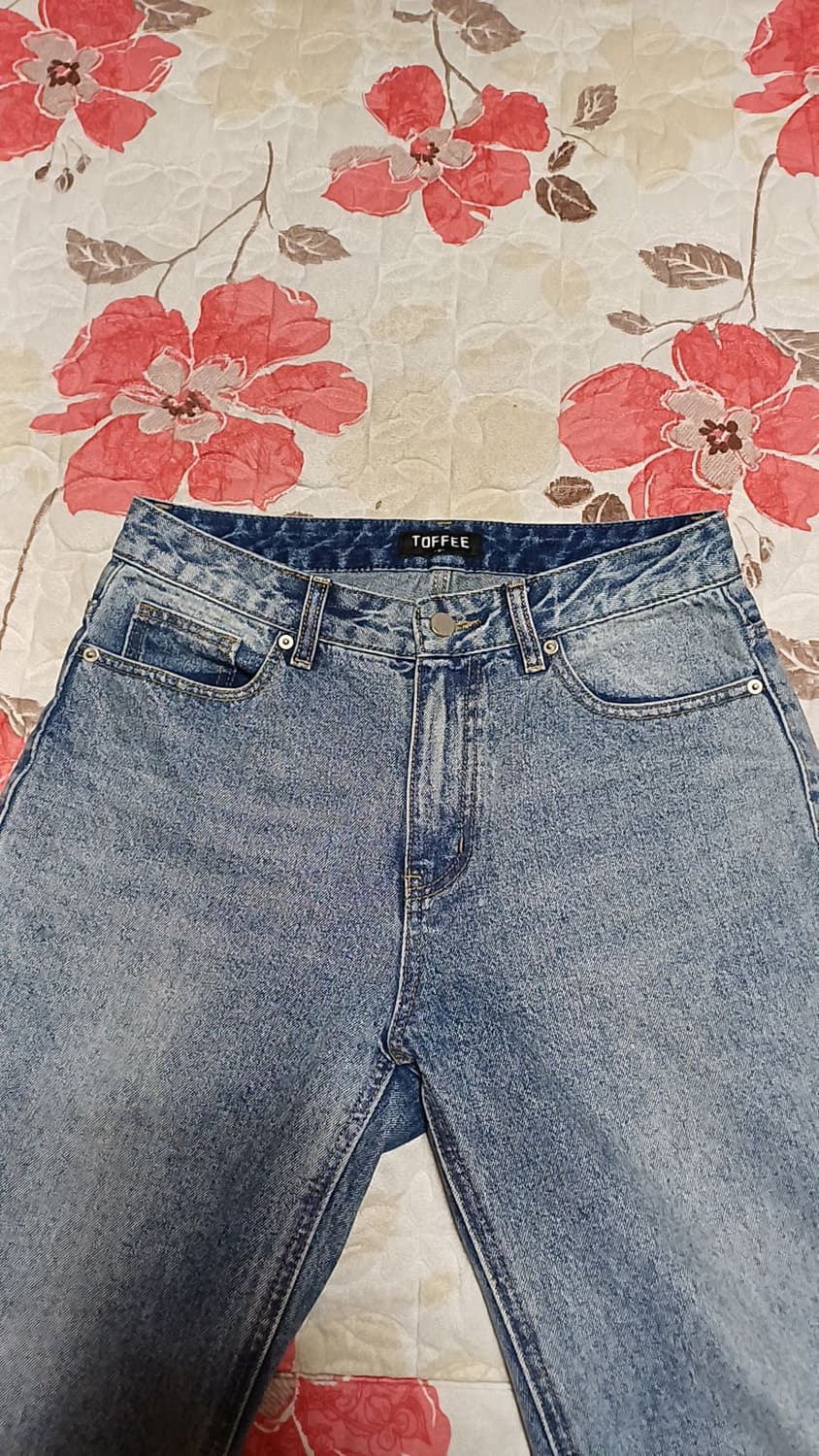 토피 연청바지 31인치 기장106 상품이미지2