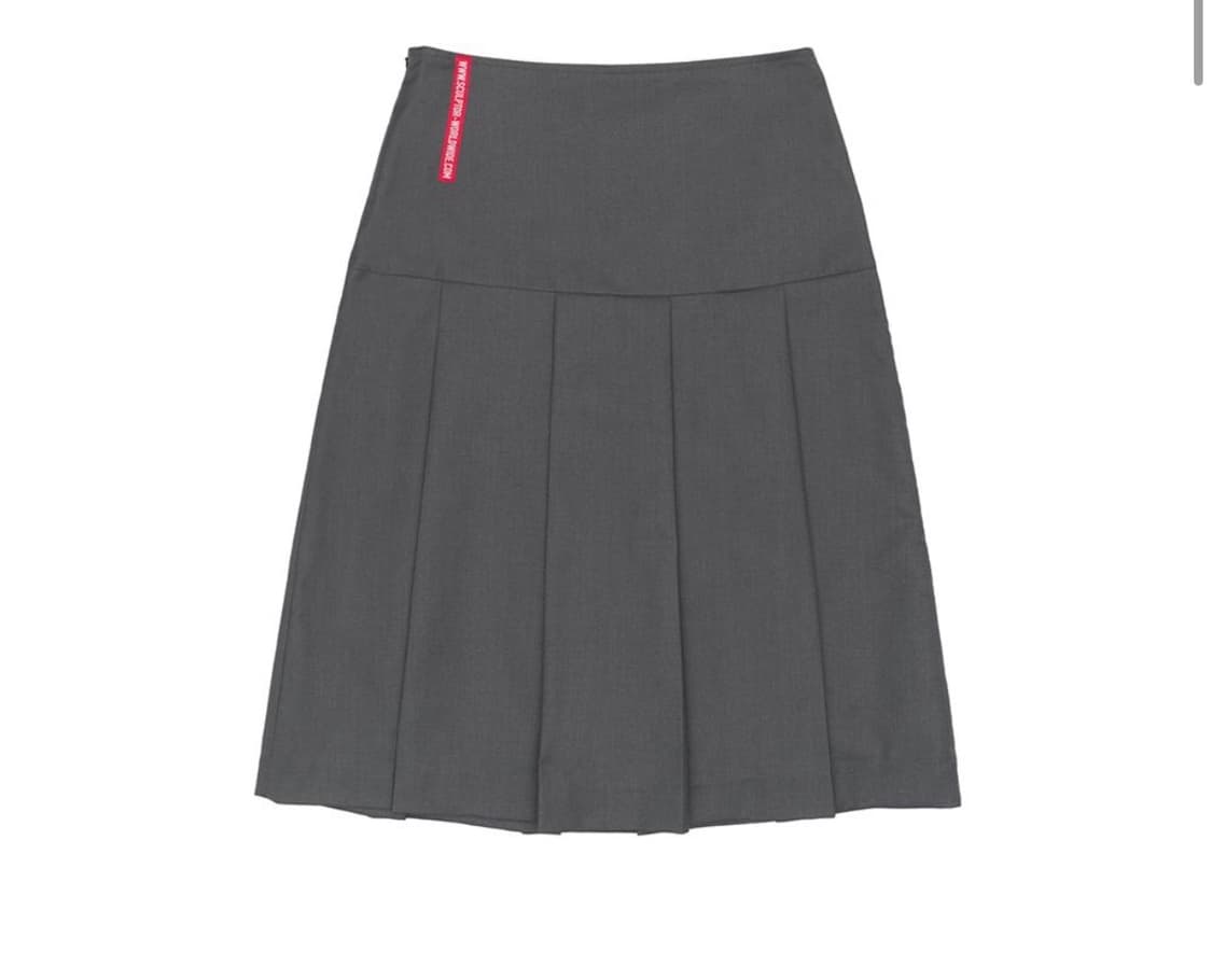 스컬프터 Tidy Pleats Midi Skirt Gray 상품이미지5