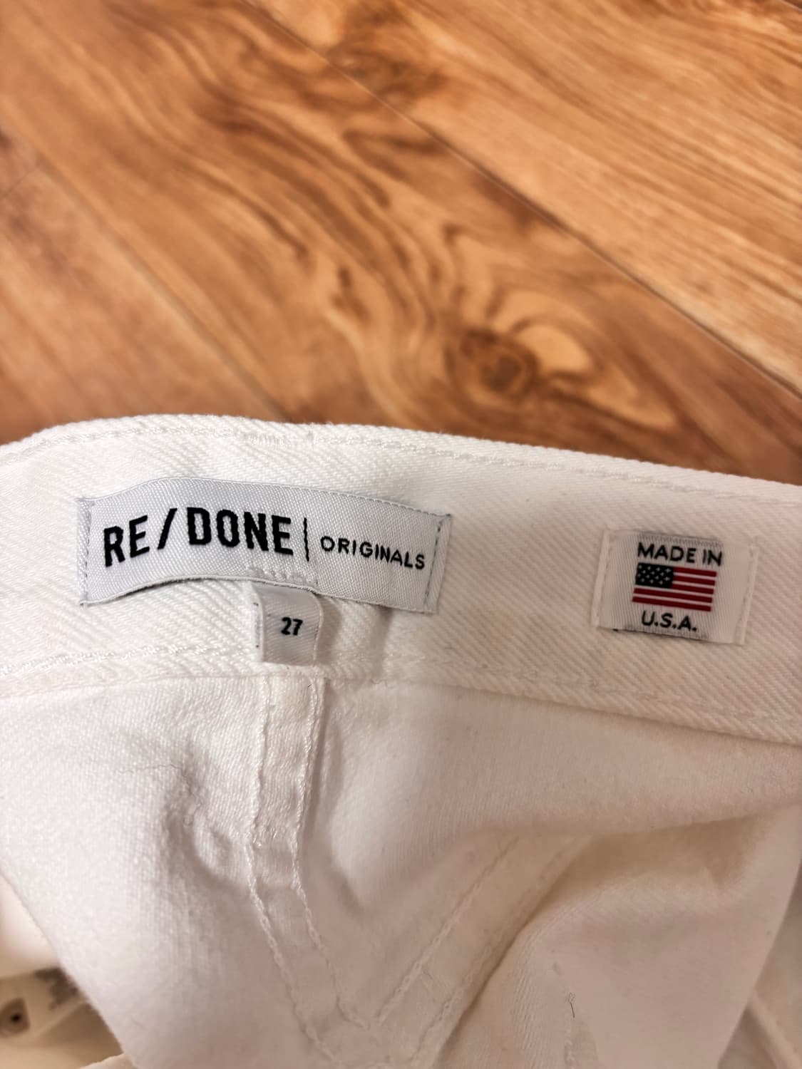 RE/DONE 화이트 데님 27 상품이미지2