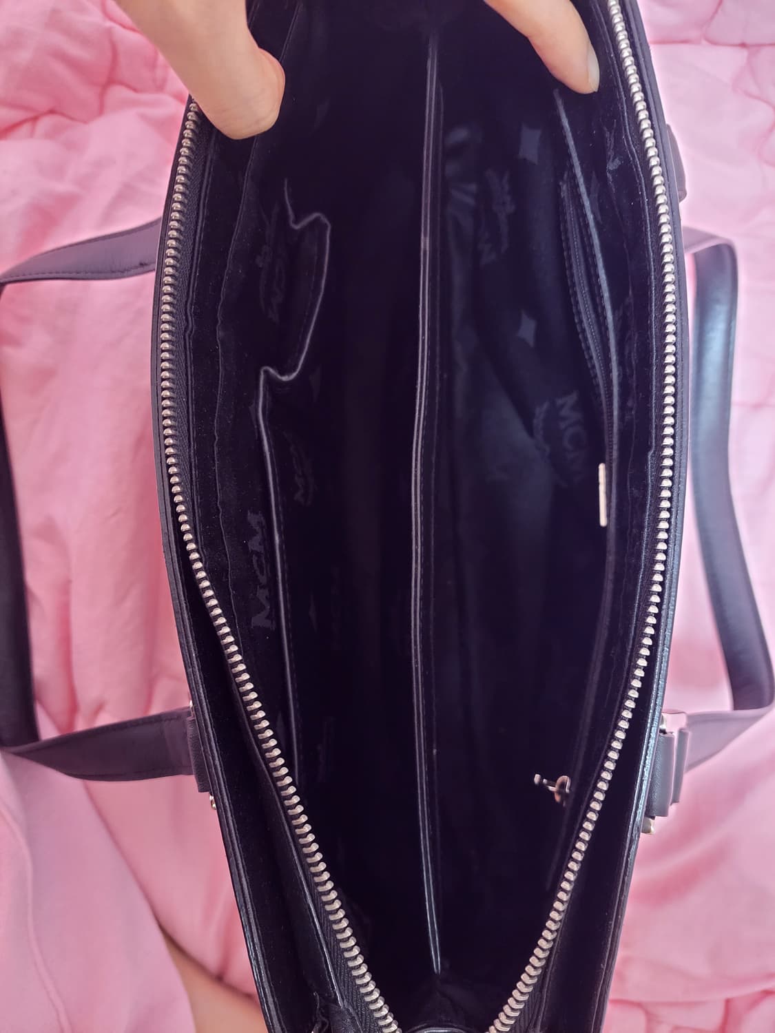 급처상태좋음!MCM엠씨엠 개런티카드내부택O 비세토스 토트백숄더핸드백가방 상품이미지7