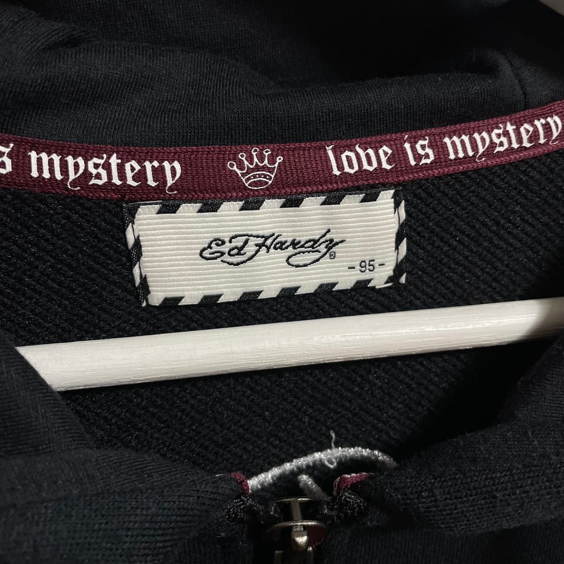 [M] 에드하디 블랙 후드집업 상품이미지2