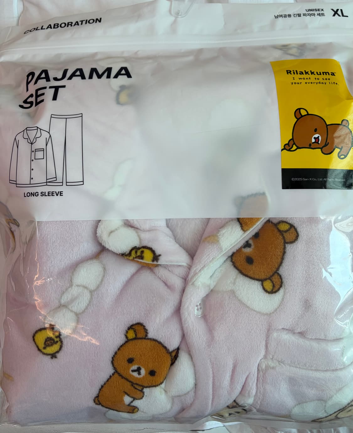 (미개봉) 스파오 리락쿠마 수면잠옷 L XL 상품이미지2