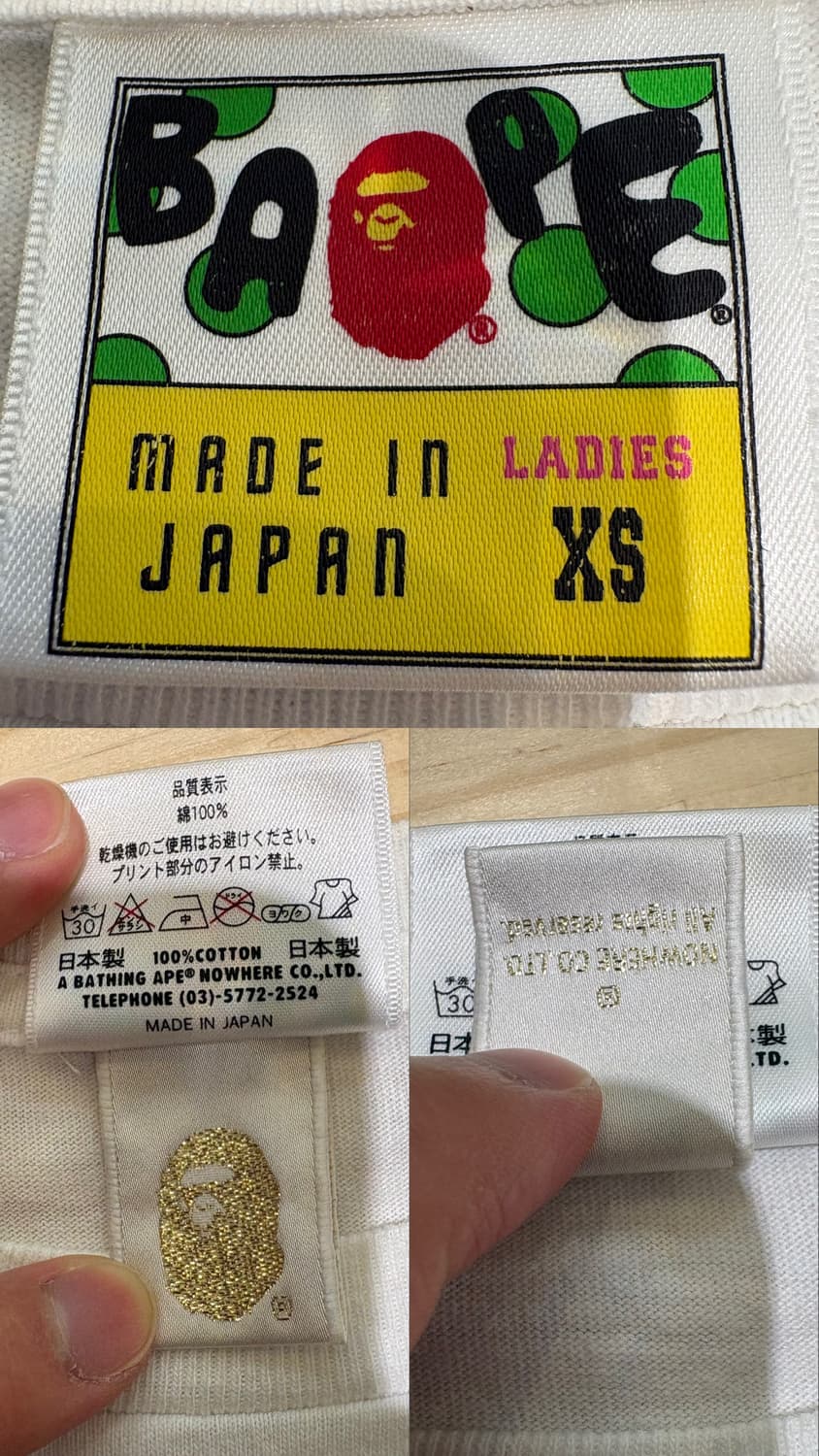 베이프 x 스폰지밥 티셔츠 상품이미지9