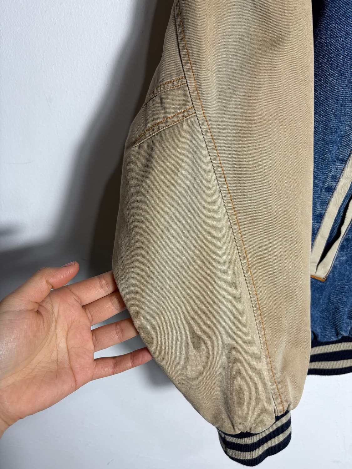 South bay 데님 바시티 점퍼 상품이미지6