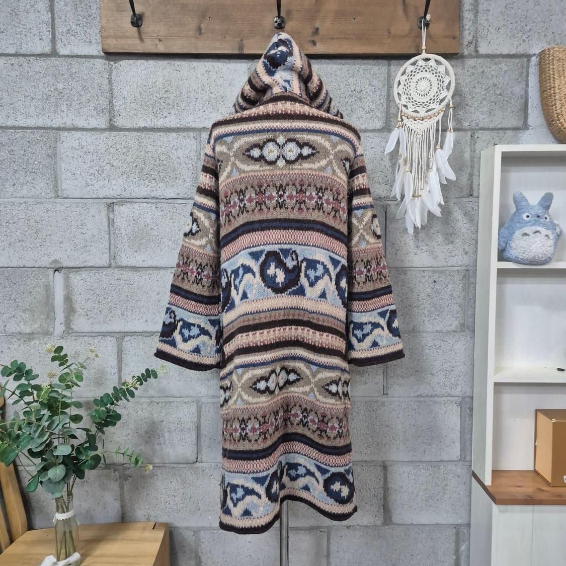 썰스데이아일랜드  에스닉 롱후드가디건 상품이미지4