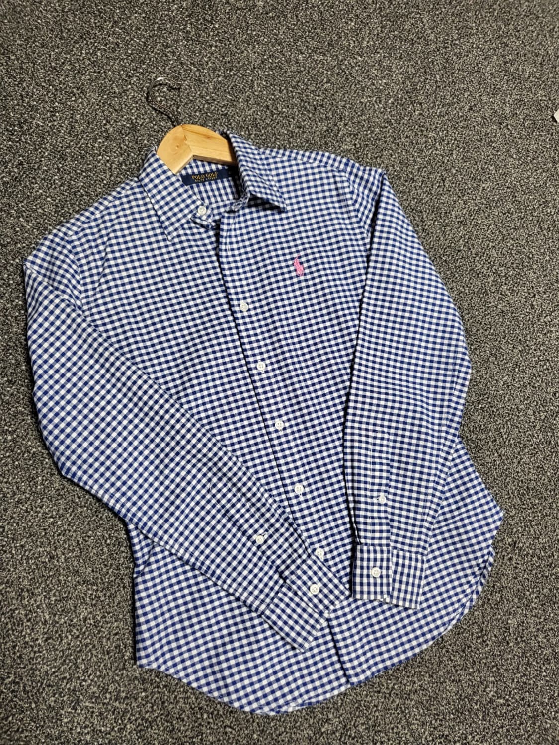 폴로셔츠 여성 깅엄체크셔츠 상품이미지4