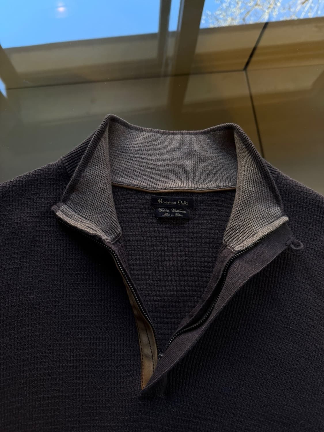 마시모두티 짚업 니트 100 상품이미지6