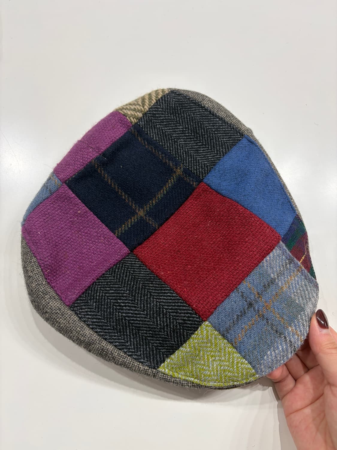 도네갈 울100%  패치워크 헌팅캡 (made in Ireland) 상품이미지6