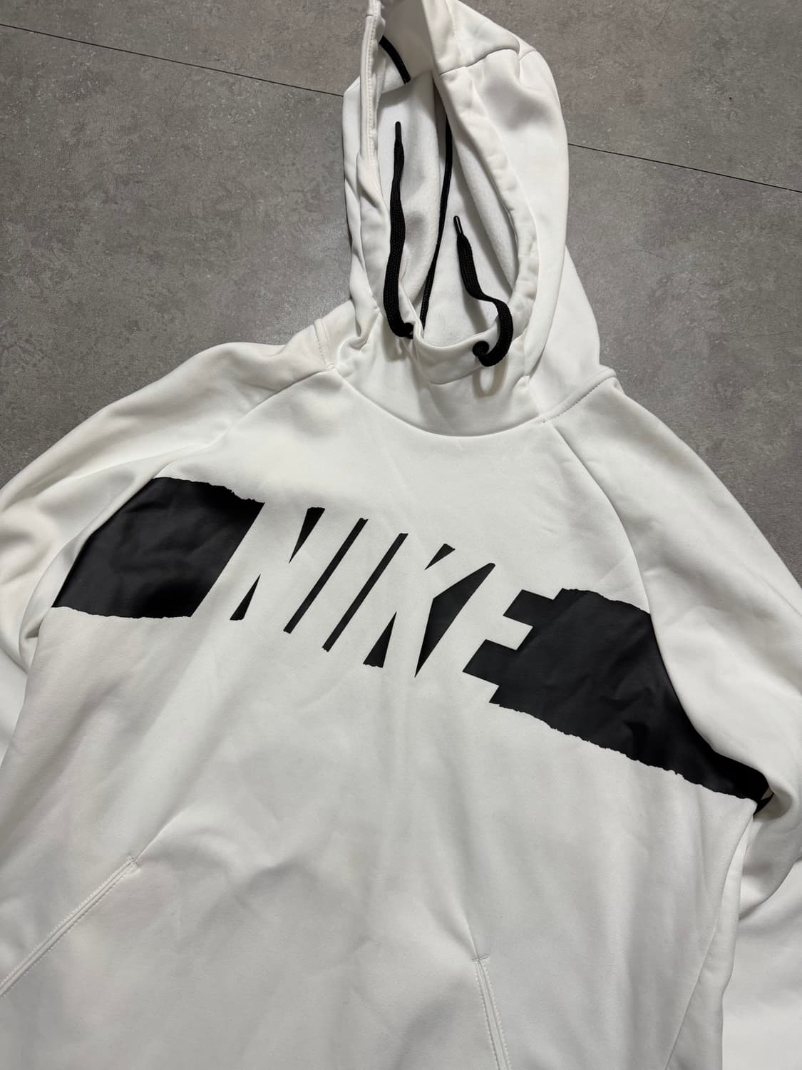 나이키  화이트  스우시 스웻 후디 95 size   상품이미지2