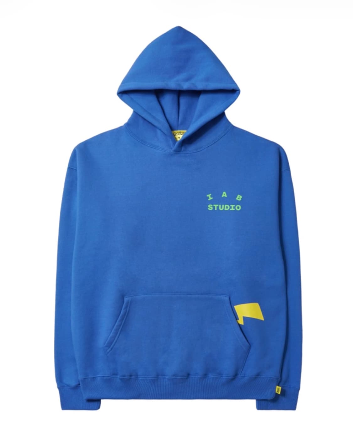 L 아이앱 스튜디오 x 포켓몬 통째로 삼켜진 피카츄 후드 블루 그린 상품이미지2