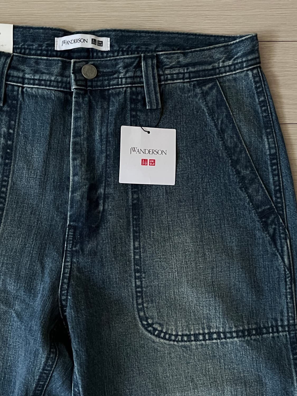 (Man) 유니클로xJW앤더슨 콜라보 데님 워크 팬츠 / 새상품 상품이미지2