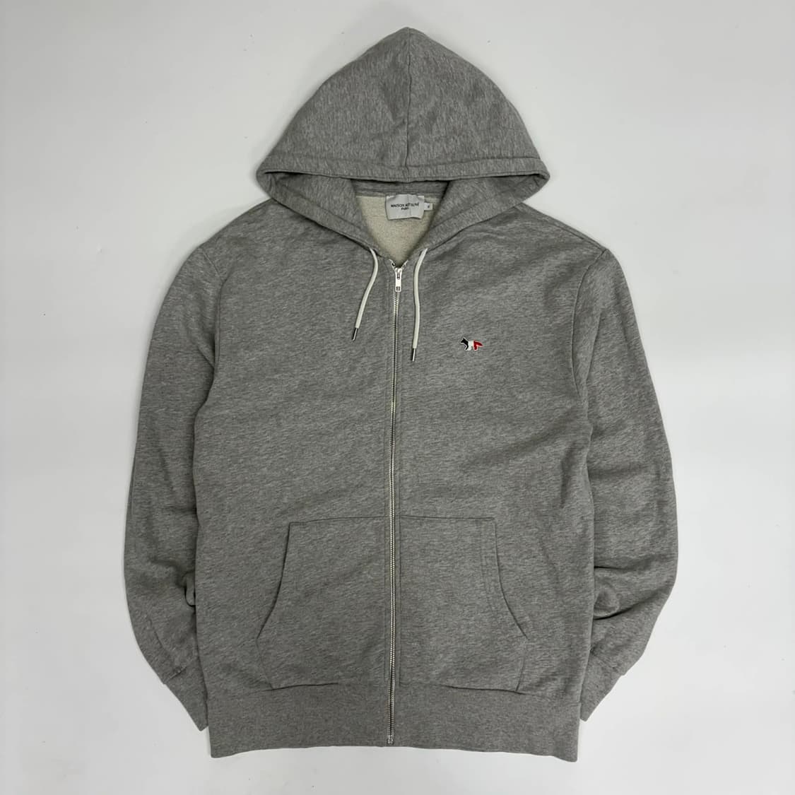 메종키츠네 신형 폭스 그레이 후드집업(XL) 상품이미지3