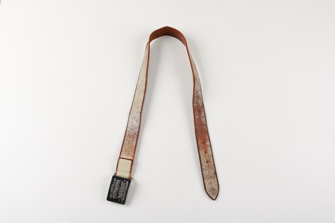 [26~32인치] 빈티지 리바이스 버클 가죽 벨트 상품이미지3