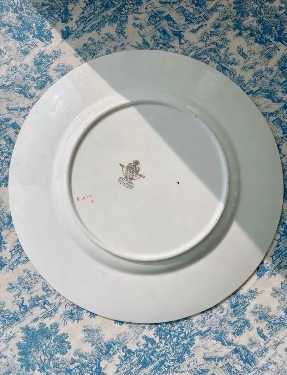 영국 앤틱 올드 민튼 핸드페인티드 헬레나 디너 플레이트 상품이미지5