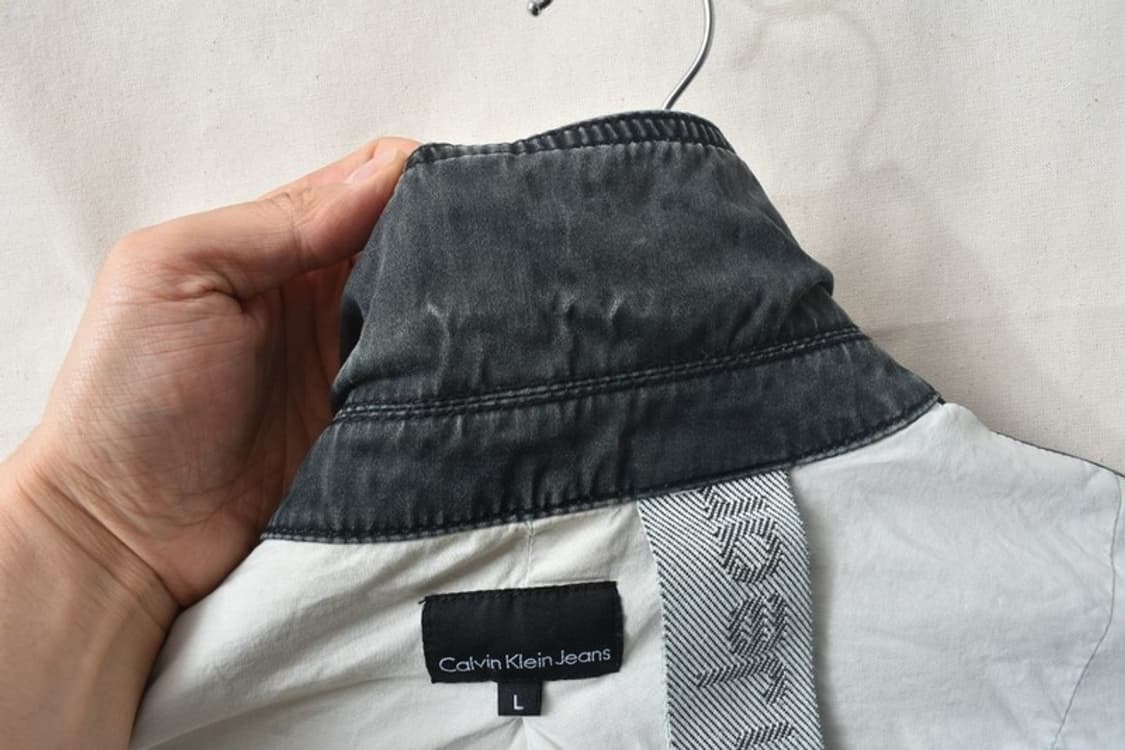 캘빈클라인 가먼트다잉 라이더 자켓 L M0144 상품이미지4