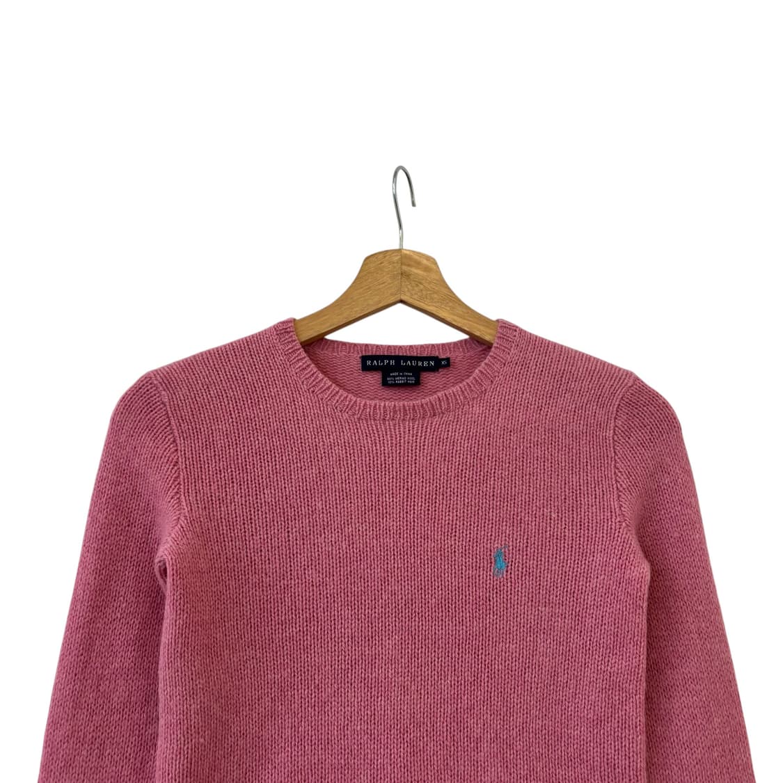 폴로 메리노 울 딸기우유 니트 XS 상품이미지2