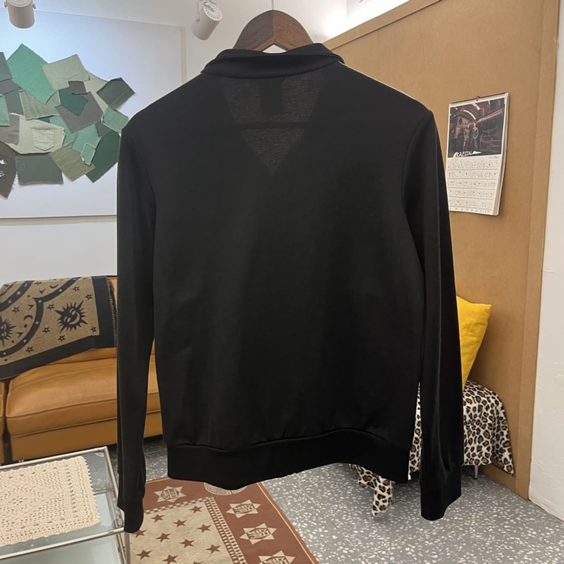 아디다스 올드스쿨 레트로 빈티지 검흰 져지 집업 100 C10329 상품이미지4