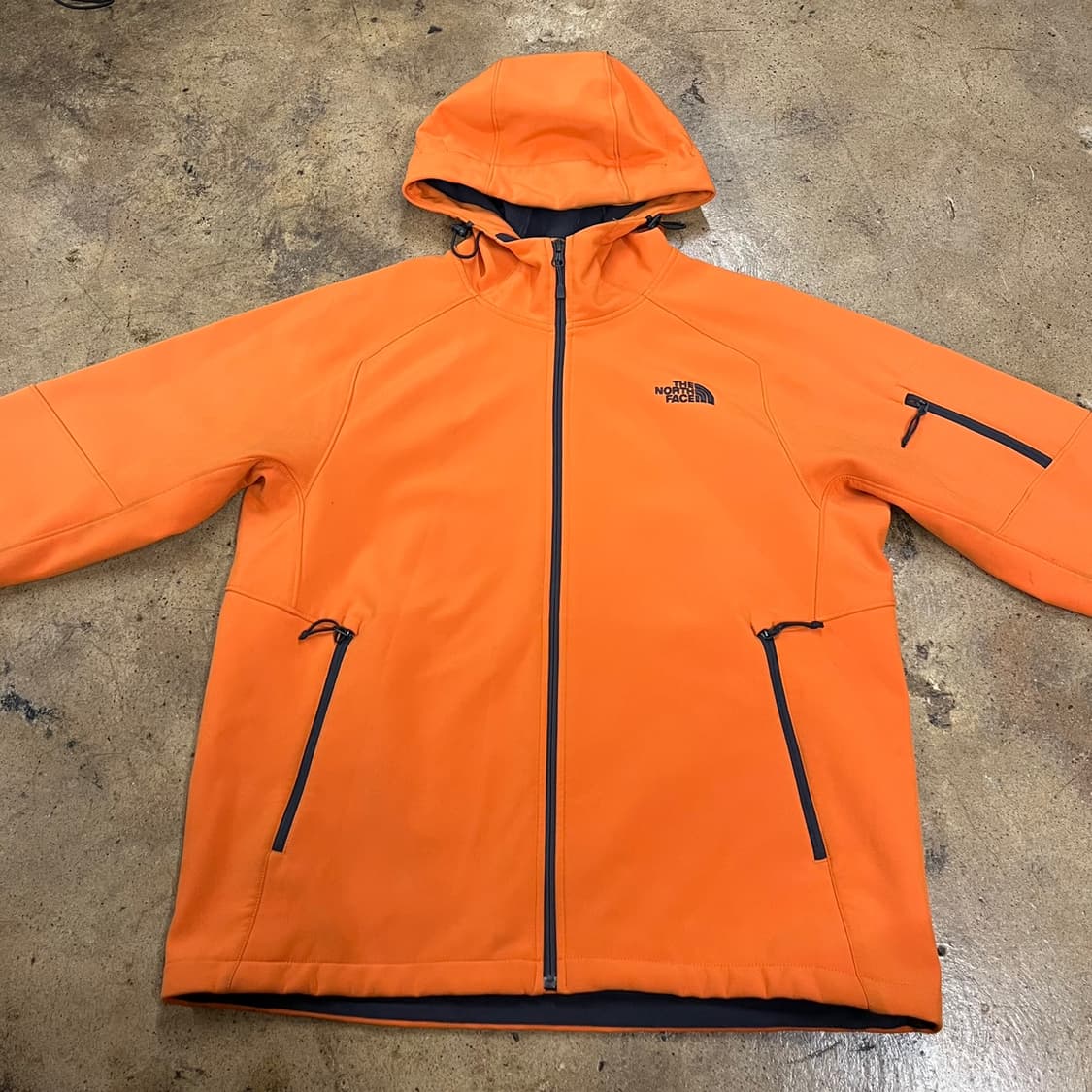[정품/L] 노스페이스 오렌지색 후드 자켓 b10 상품이미지3