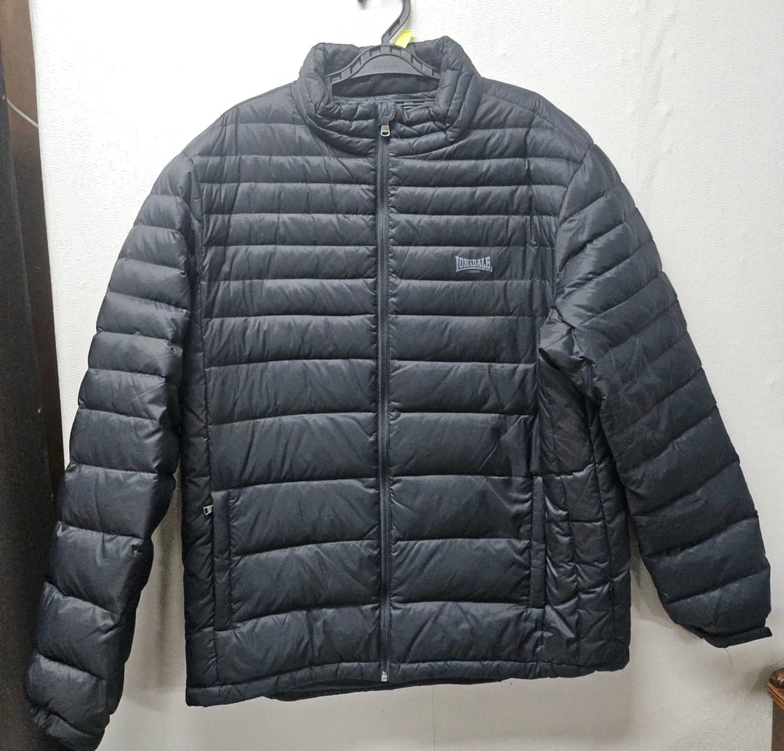 [Lonsdale] 론즈데일 블랙 경량 패딩 점퍼  110 상품이미지1