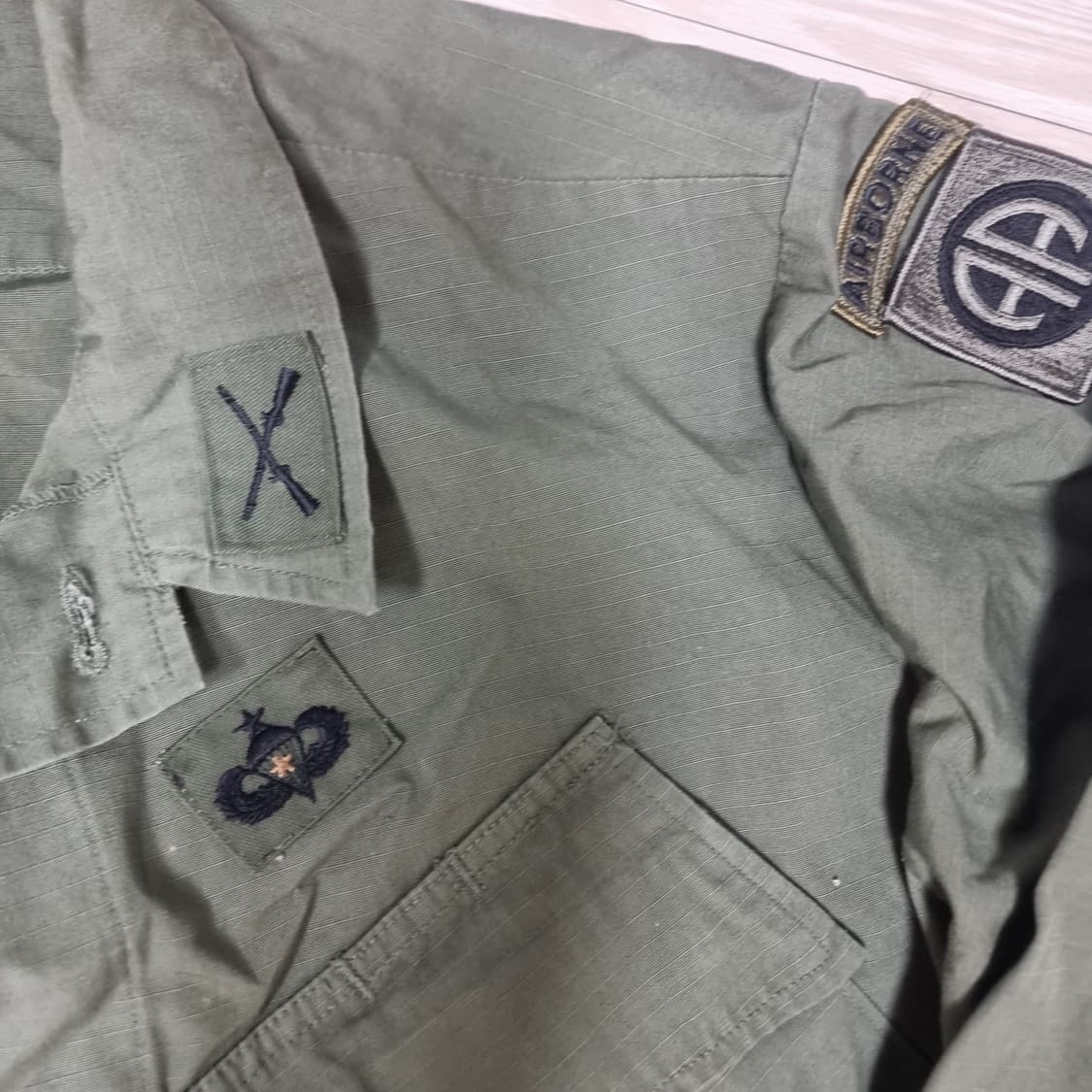 민트급 미군 정글퍼티그 세트(상의LS/하의mr) 상품이미지2