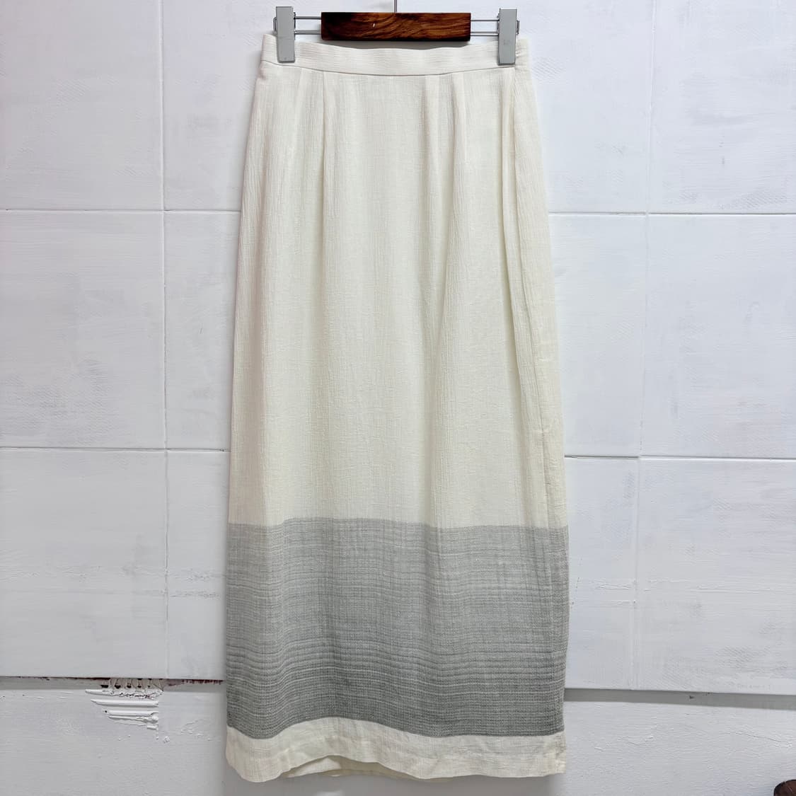 아이보리 그라데이션 랩 스커트 JPN 상품이미지4