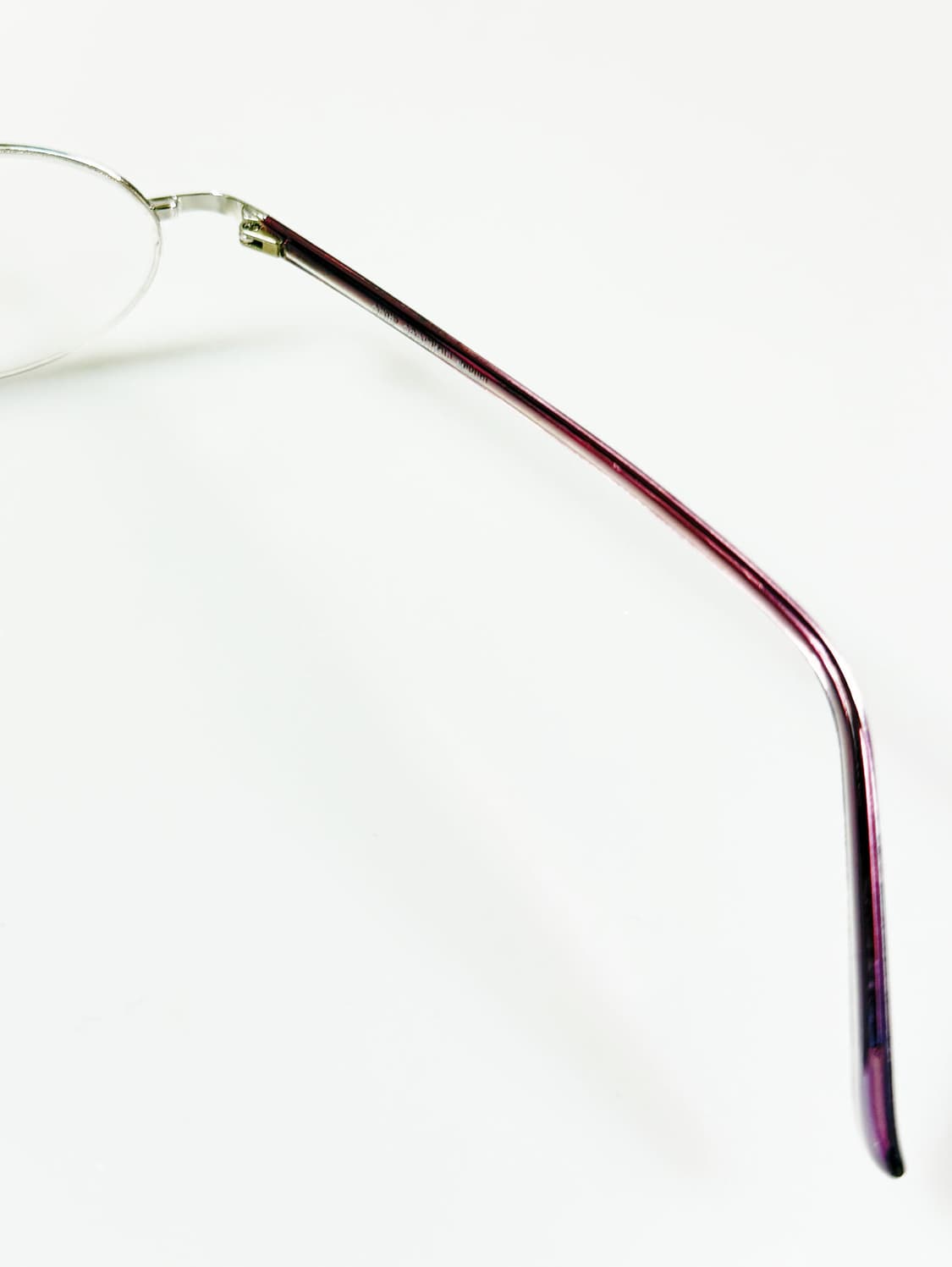 OGIS Occhiali 실버 메탈 오벌 반무테 빈티지 안경 상품이미지6